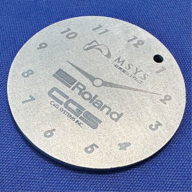 バインダージェット方式打刻加飾