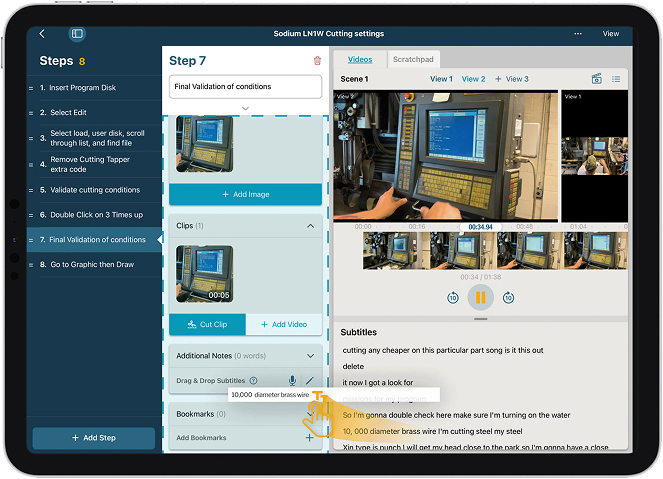 作業手順を作成