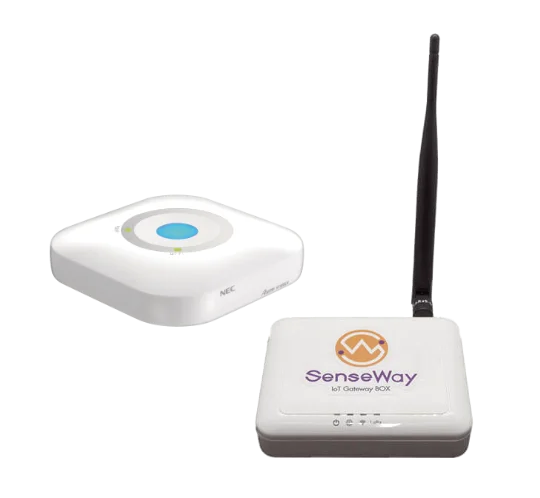 LoRaWAN® 屋内用ゲートウェイ + SIM 内蔵 LTE ルーター画像