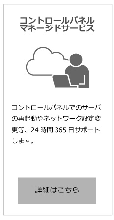 コントロールパネルマネージドサービス